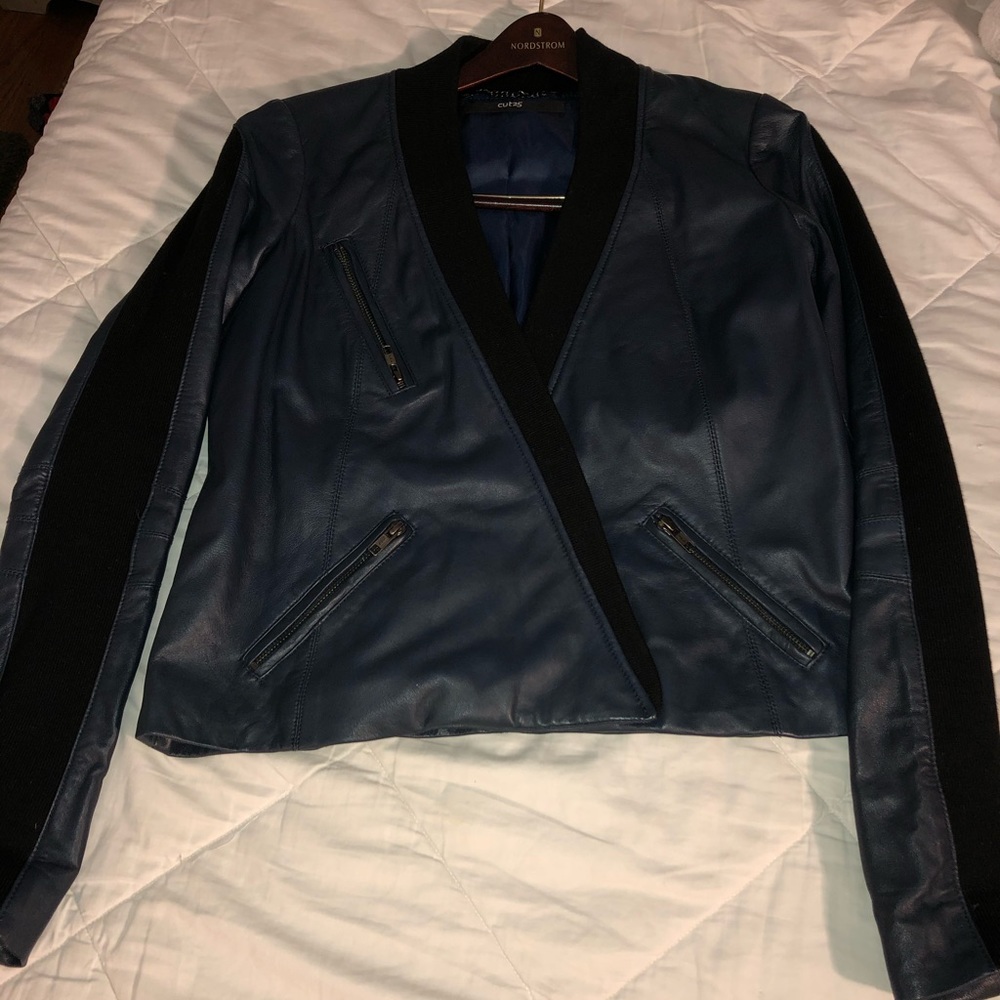 Cut25 by yigal azrouel leather jacket